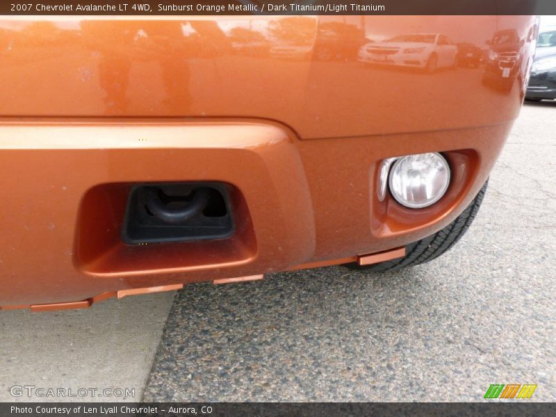 Sunburst Orange Metallic / Dark Titanium/Light Titanium 2007 Chevrolet Avalanche LT 4WD