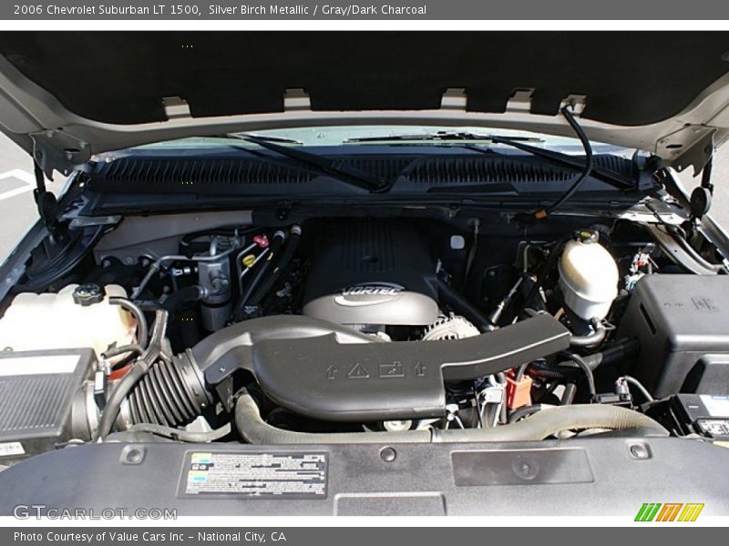 Silver Birch Metallic / Gray/Dark Charcoal 2006 Chevrolet Suburban LT 1500