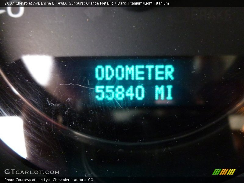 Sunburst Orange Metallic / Dark Titanium/Light Titanium 2007 Chevrolet Avalanche LT 4WD