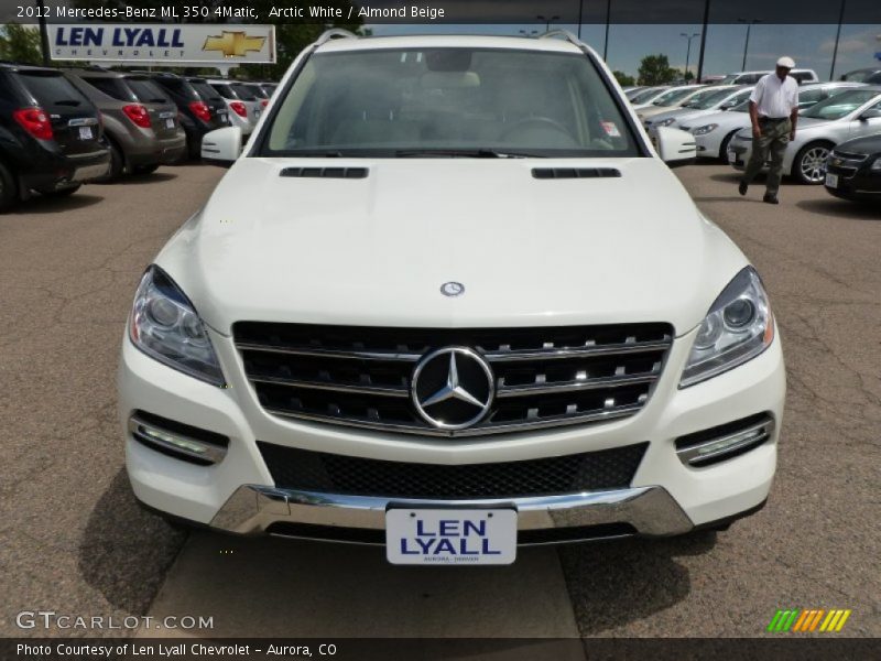 Arctic White / Almond Beige 2012 Mercedes-Benz ML 350 4Matic