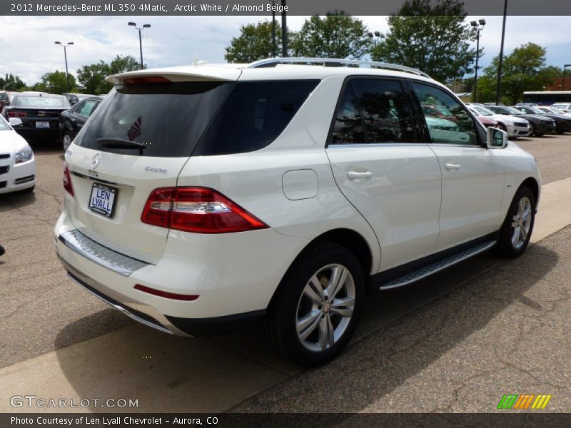 Arctic White / Almond Beige 2012 Mercedes-Benz ML 350 4Matic