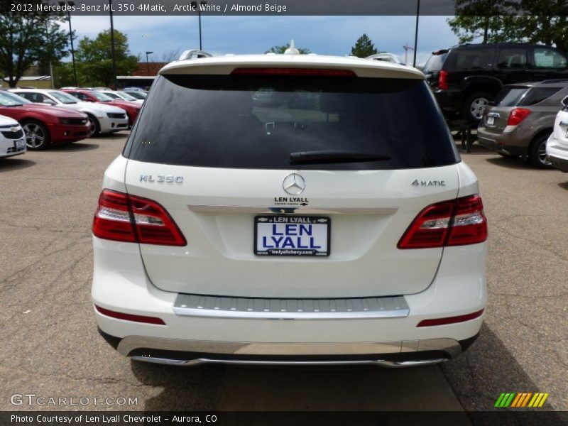 Arctic White / Almond Beige 2012 Mercedes-Benz ML 350 4Matic