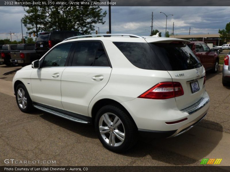 Arctic White / Almond Beige 2012 Mercedes-Benz ML 350 4Matic