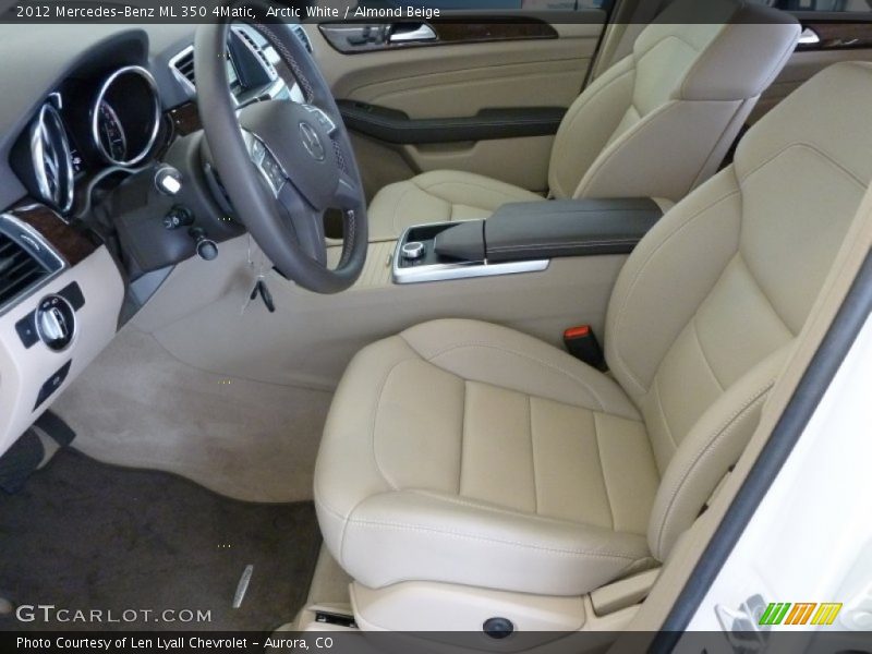 Arctic White / Almond Beige 2012 Mercedes-Benz ML 350 4Matic