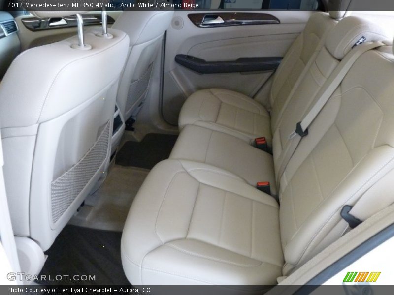 Arctic White / Almond Beige 2012 Mercedes-Benz ML 350 4Matic