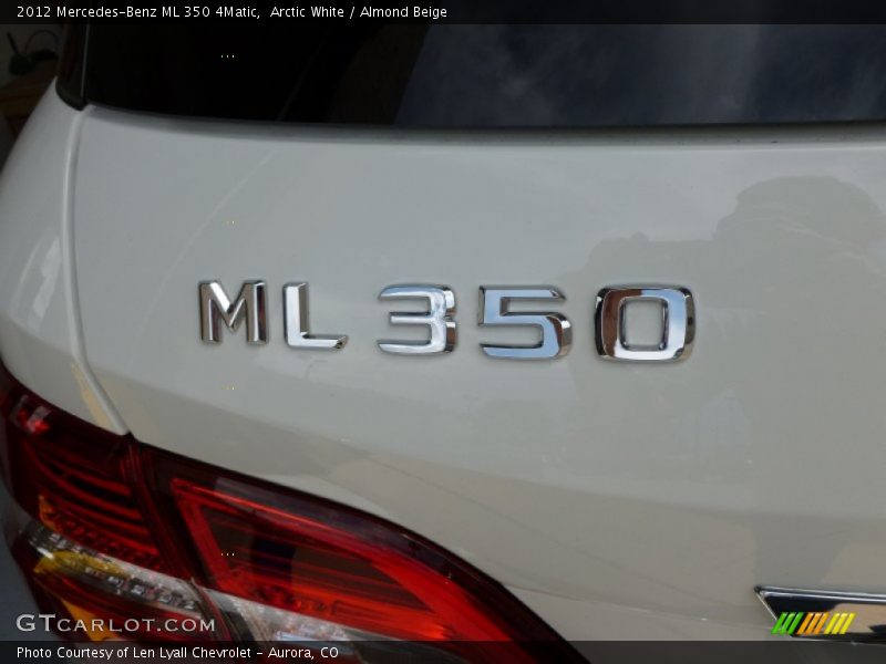 Arctic White / Almond Beige 2012 Mercedes-Benz ML 350 4Matic