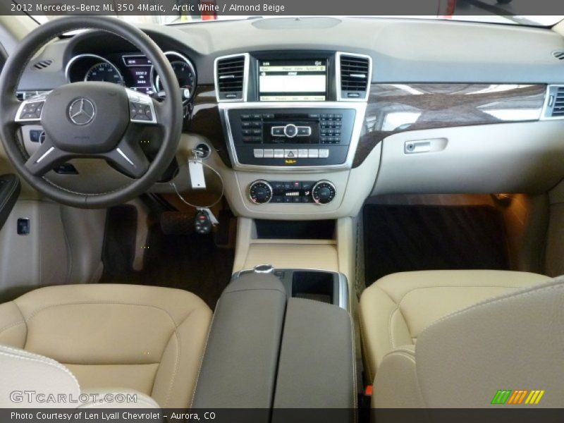 Arctic White / Almond Beige 2012 Mercedes-Benz ML 350 4Matic