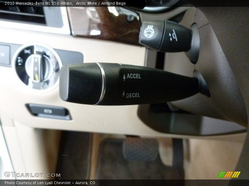 Arctic White / Almond Beige 2012 Mercedes-Benz ML 350 4Matic