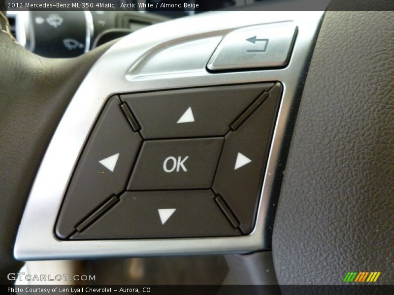Arctic White / Almond Beige 2012 Mercedes-Benz ML 350 4Matic