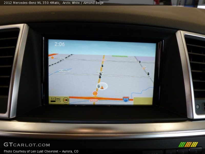 Arctic White / Almond Beige 2012 Mercedes-Benz ML 350 4Matic