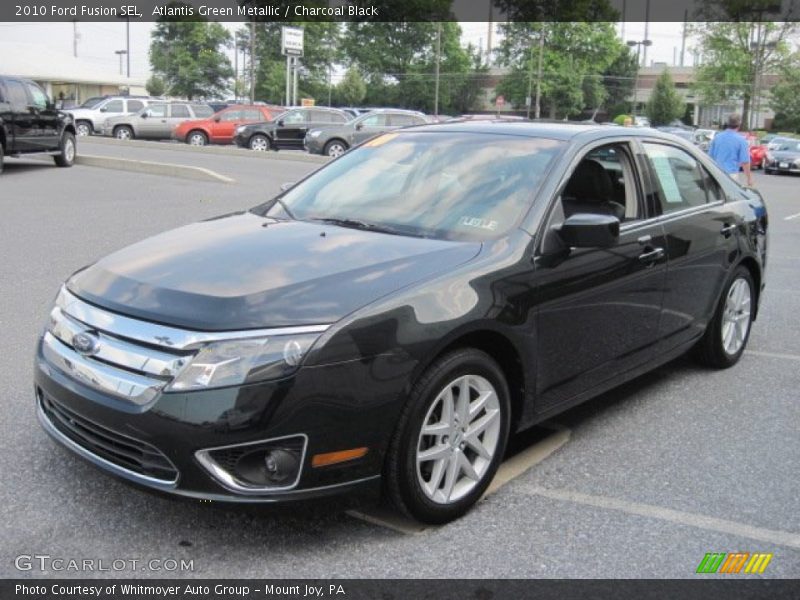 Atlantis Green Metallic / Charcoal Black 2010 Ford Fusion SEL