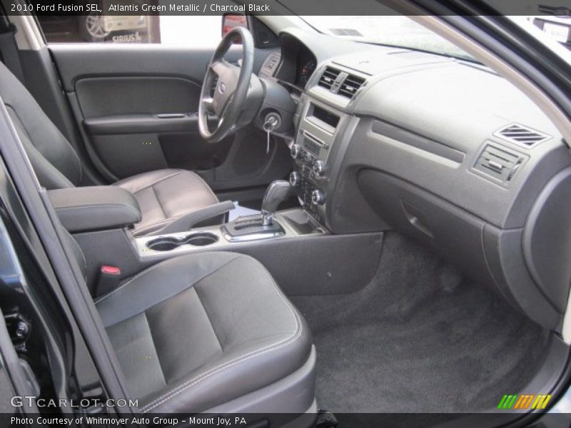 Atlantis Green Metallic / Charcoal Black 2010 Ford Fusion SEL