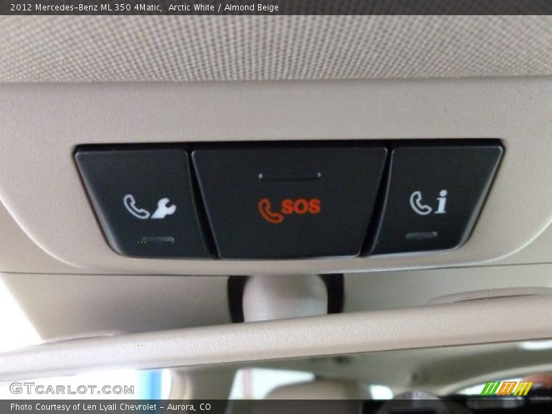 Arctic White / Almond Beige 2012 Mercedes-Benz ML 350 4Matic