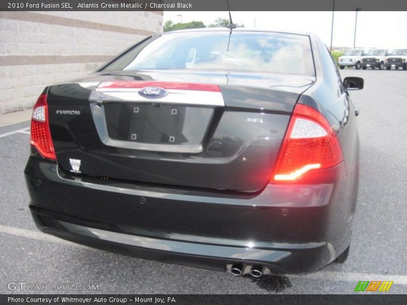 Atlantis Green Metallic / Charcoal Black 2010 Ford Fusion SEL