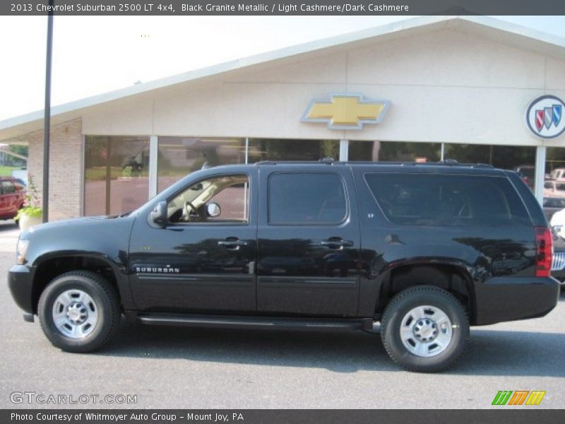 Black Granite Metallic / Light Cashmere/Dark Cashmere 2013 Chevrolet Suburban 2500 LT 4x4