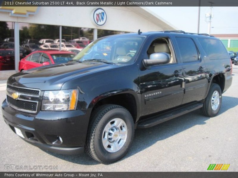 Black Granite Metallic / Light Cashmere/Dark Cashmere 2013 Chevrolet Suburban 2500 LT 4x4