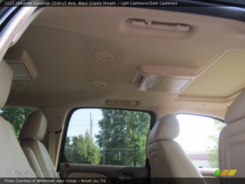 Black Granite Metallic / Light Cashmere/Dark Cashmere 2013 Chevrolet Suburban 2500 LT 4x4
