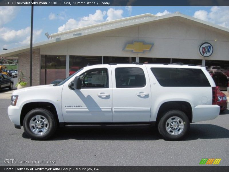 Summit White / Ebony 2013 Chevrolet Suburban 2500 LT 4x4
