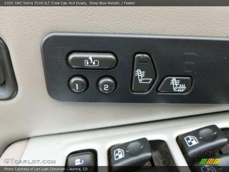 Deep Blue Metallic / Pewter 2005 GMC Sierra 3500 SLT Crew Cab 4x4 Dually