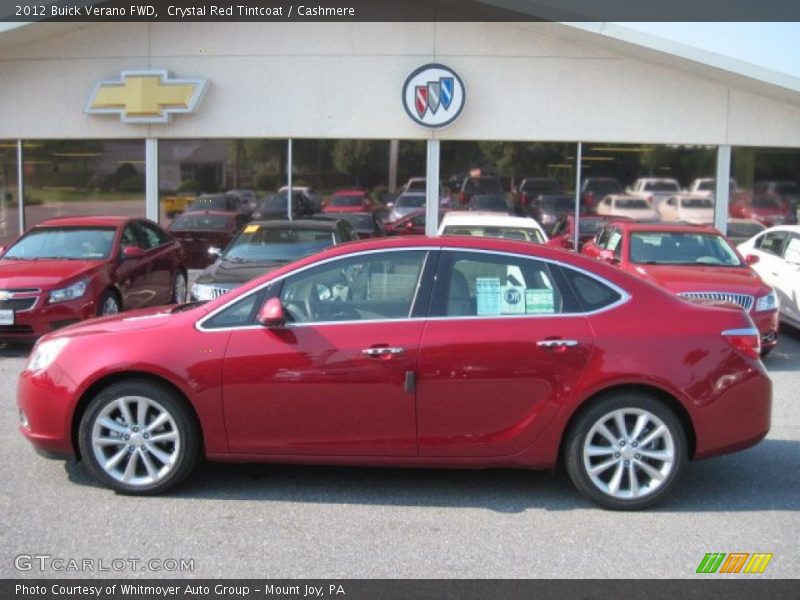 Crystal Red Tintcoat / Cashmere 2012 Buick Verano FWD
