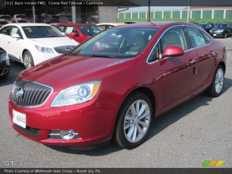 Crystal Red Tintcoat / Cashmere 2012 Buick Verano FWD