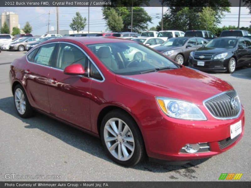 Crystal Red Tintcoat / Cashmere 2012 Buick Verano FWD