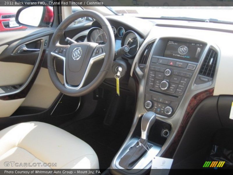 Crystal Red Tintcoat / Cashmere 2012 Buick Verano FWD