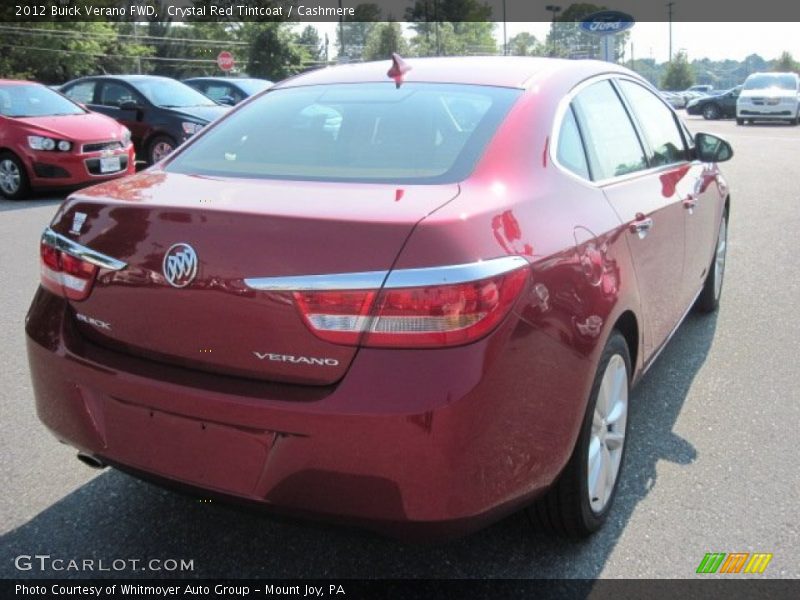 Crystal Red Tintcoat / Cashmere 2012 Buick Verano FWD