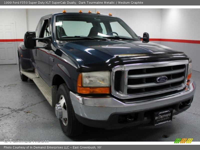 Dark Tourmaline Metallic / Medium Graphite 1999 Ford F350 Super Duty XLT SuperCab Dually