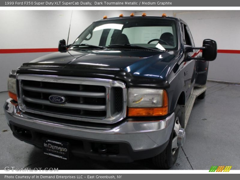 Dark Tourmaline Metallic / Medium Graphite 1999 Ford F350 Super Duty XLT SuperCab Dually