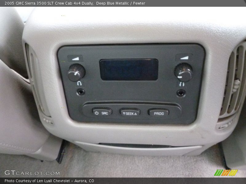 Deep Blue Metallic / Pewter 2005 GMC Sierra 3500 SLT Crew Cab 4x4 Dually
