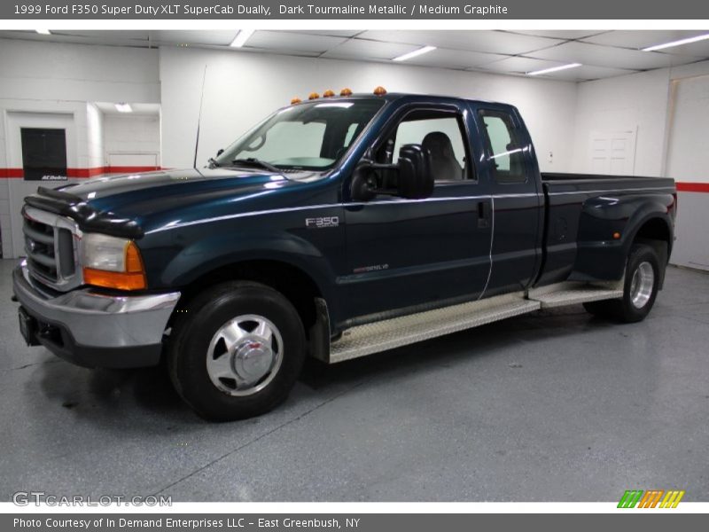 Dark Tourmaline Metallic / Medium Graphite 1999 Ford F350 Super Duty XLT SuperCab Dually