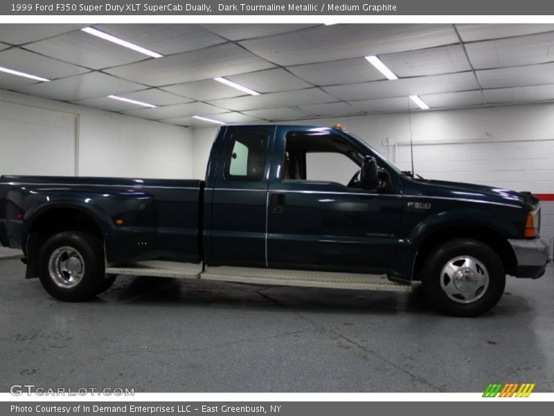 Dark Tourmaline Metallic / Medium Graphite 1999 Ford F350 Super Duty XLT SuperCab Dually