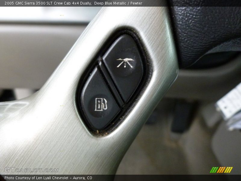 Deep Blue Metallic / Pewter 2005 GMC Sierra 3500 SLT Crew Cab 4x4 Dually