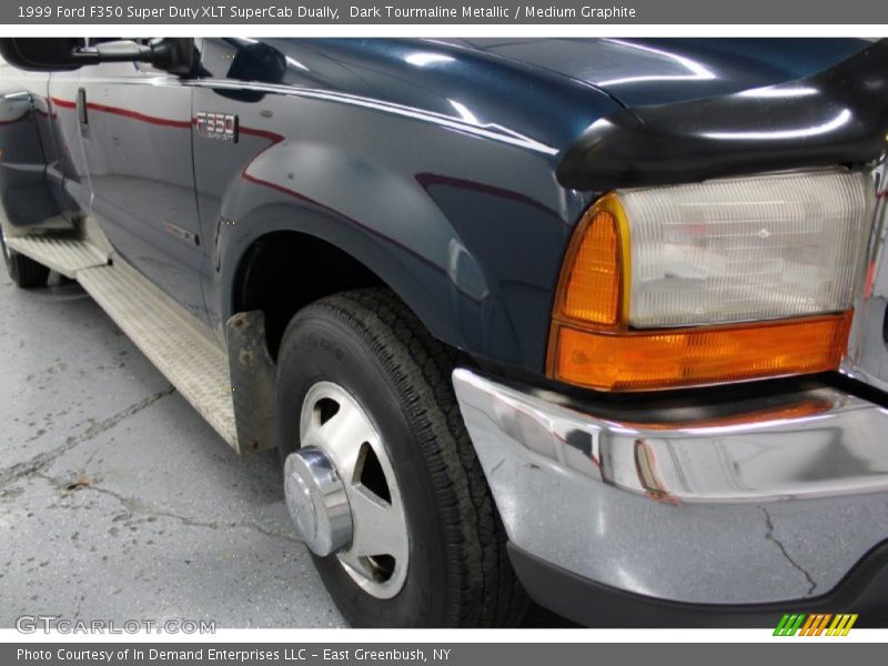 Dark Tourmaline Metallic / Medium Graphite 1999 Ford F350 Super Duty XLT SuperCab Dually
