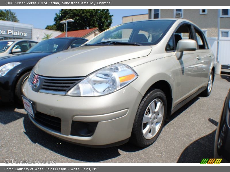 Sandstone Metallic / Charcoal 2008 Nissan Versa 1.8 SL Sedan
