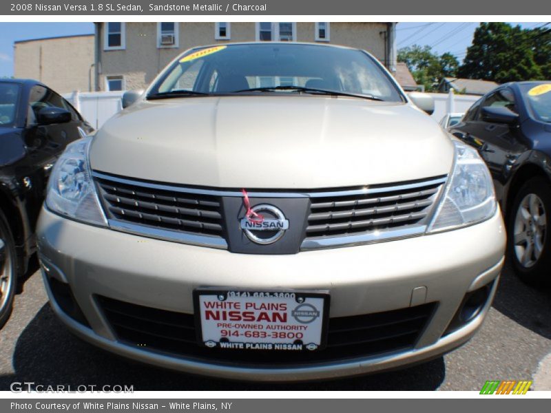 Sandstone Metallic / Charcoal 2008 Nissan Versa 1.8 SL Sedan
