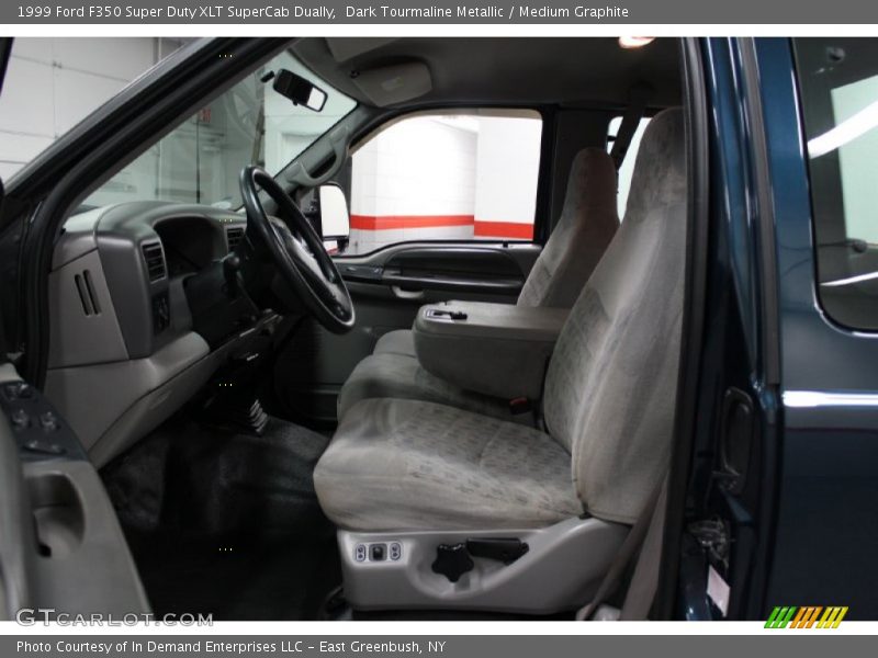 Dark Tourmaline Metallic / Medium Graphite 1999 Ford F350 Super Duty XLT SuperCab Dually