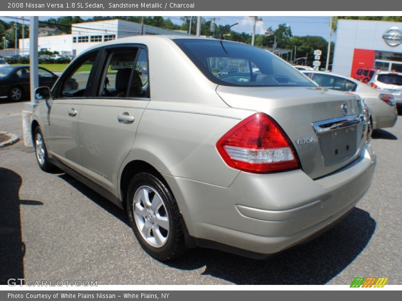 Sandstone Metallic / Charcoal 2008 Nissan Versa 1.8 SL Sedan