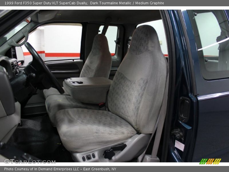 Dark Tourmaline Metallic / Medium Graphite 1999 Ford F350 Super Duty XLT SuperCab Dually
