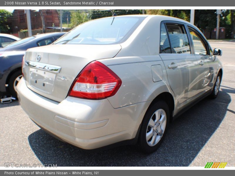 Sandstone Metallic / Charcoal 2008 Nissan Versa 1.8 SL Sedan