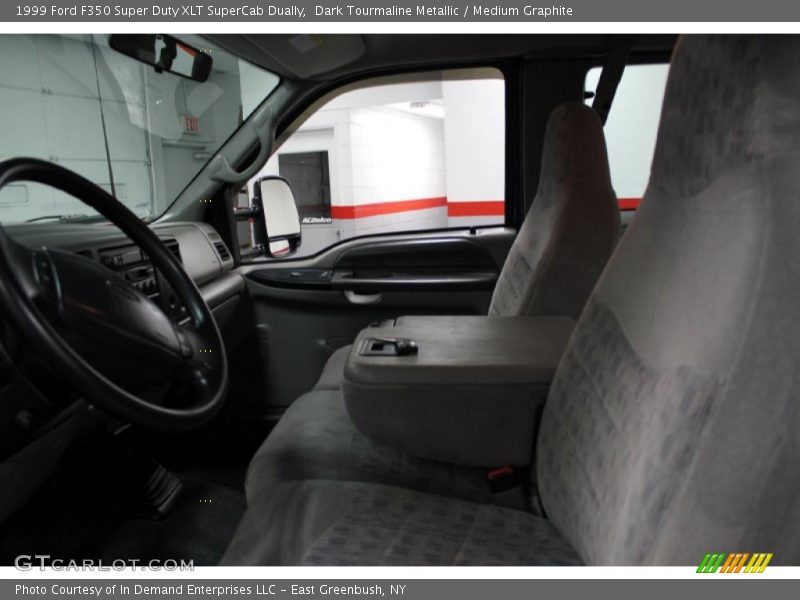 Dark Tourmaline Metallic / Medium Graphite 1999 Ford F350 Super Duty XLT SuperCab Dually