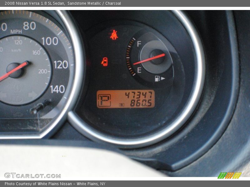 Sandstone Metallic / Charcoal 2008 Nissan Versa 1.8 SL Sedan