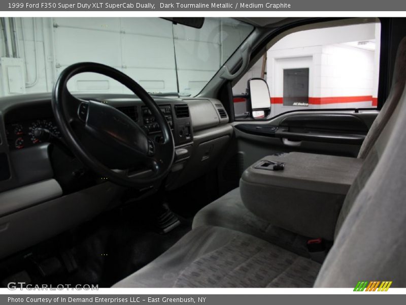Dark Tourmaline Metallic / Medium Graphite 1999 Ford F350 Super Duty XLT SuperCab Dually