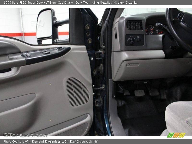 Dark Tourmaline Metallic / Medium Graphite 1999 Ford F350 Super Duty XLT SuperCab Dually