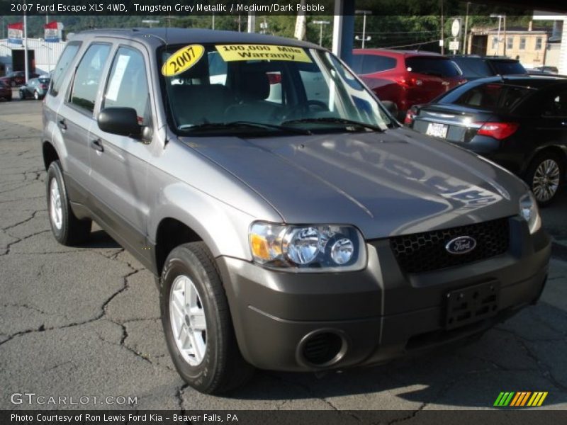 Tungsten Grey Metallic / Medium/Dark Pebble 2007 Ford Escape XLS 4WD