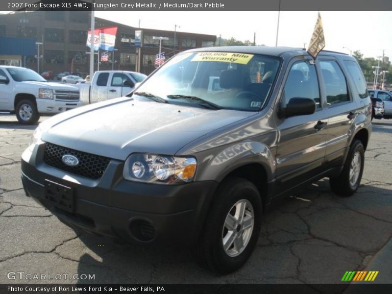 Tungsten Grey Metallic / Medium/Dark Pebble 2007 Ford Escape XLS 4WD