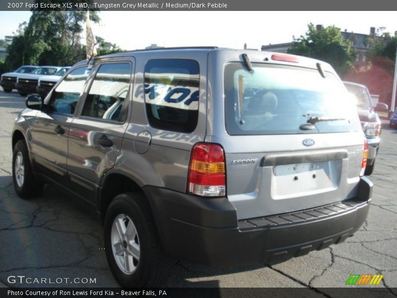 Tungsten Grey Metallic / Medium/Dark Pebble 2007 Ford Escape XLS 4WD