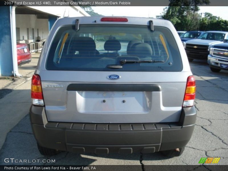 Tungsten Grey Metallic / Medium/Dark Pebble 2007 Ford Escape XLS 4WD