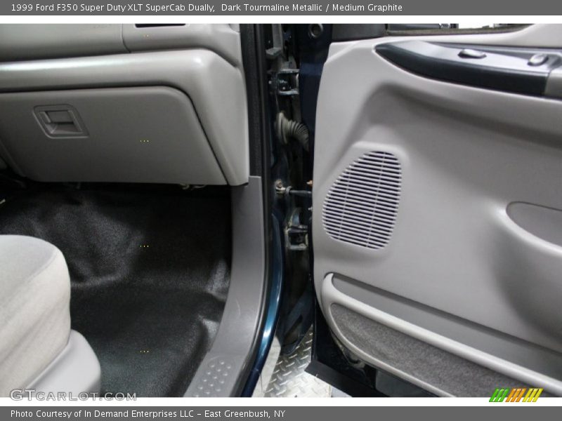 Dark Tourmaline Metallic / Medium Graphite 1999 Ford F350 Super Duty XLT SuperCab Dually